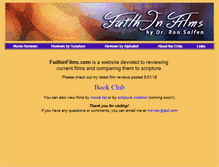 Tablet Screenshot of faithinfilms.com